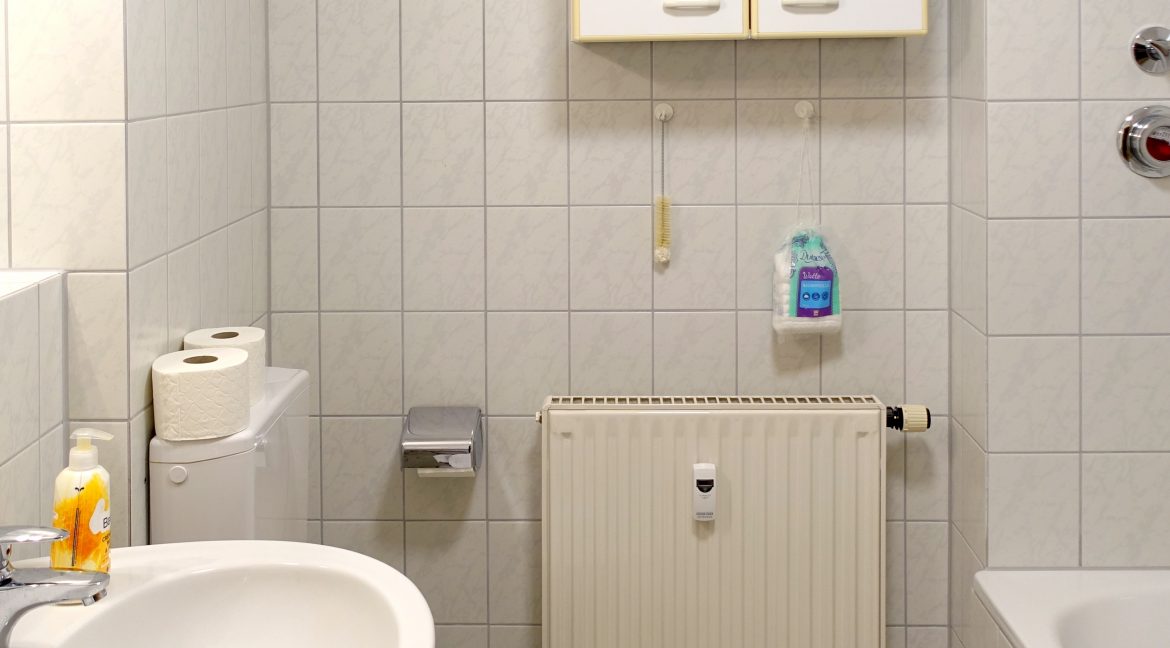 Badezimmer mit WM-Stellplatz