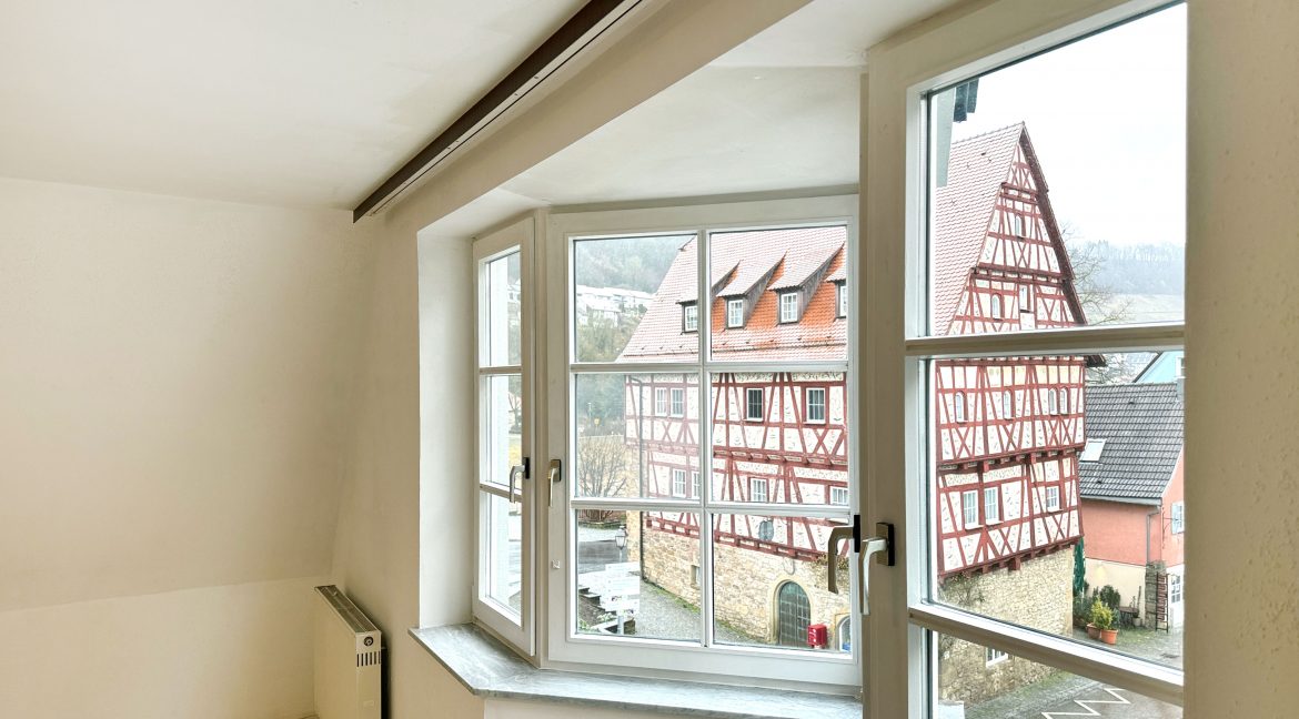 Blick aus dem Fenster