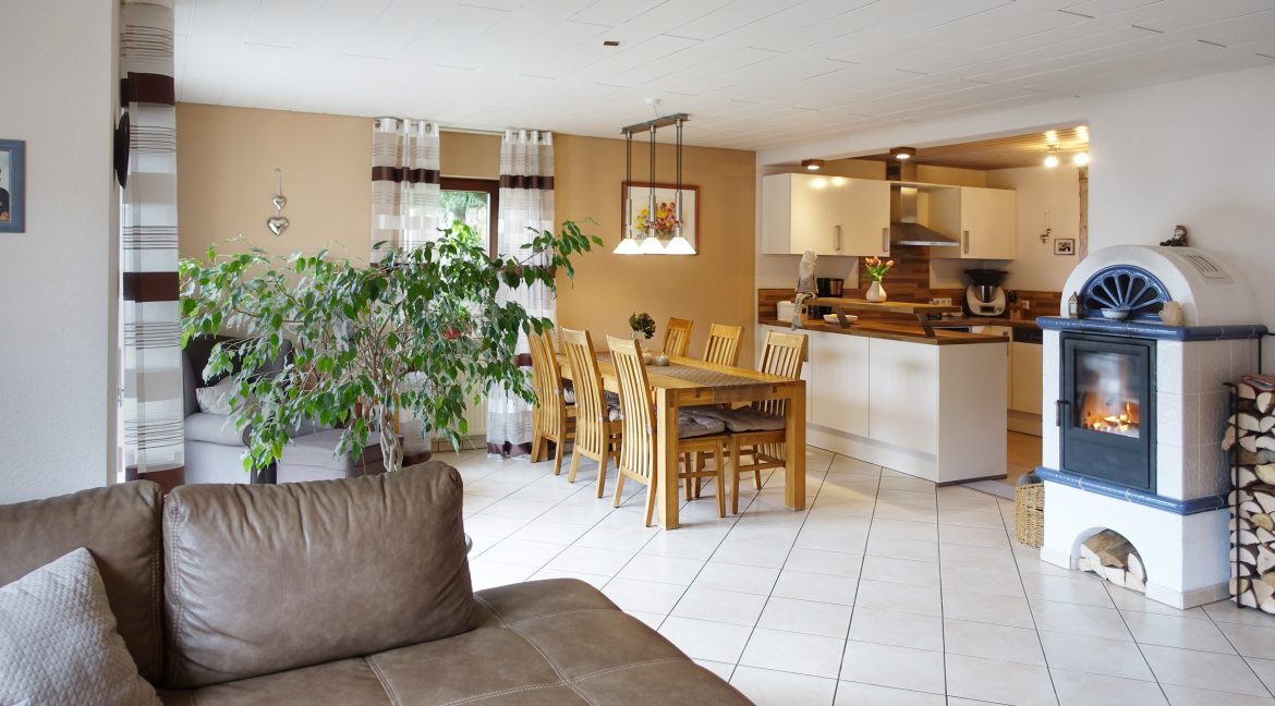 offenes Wohnen und Essen